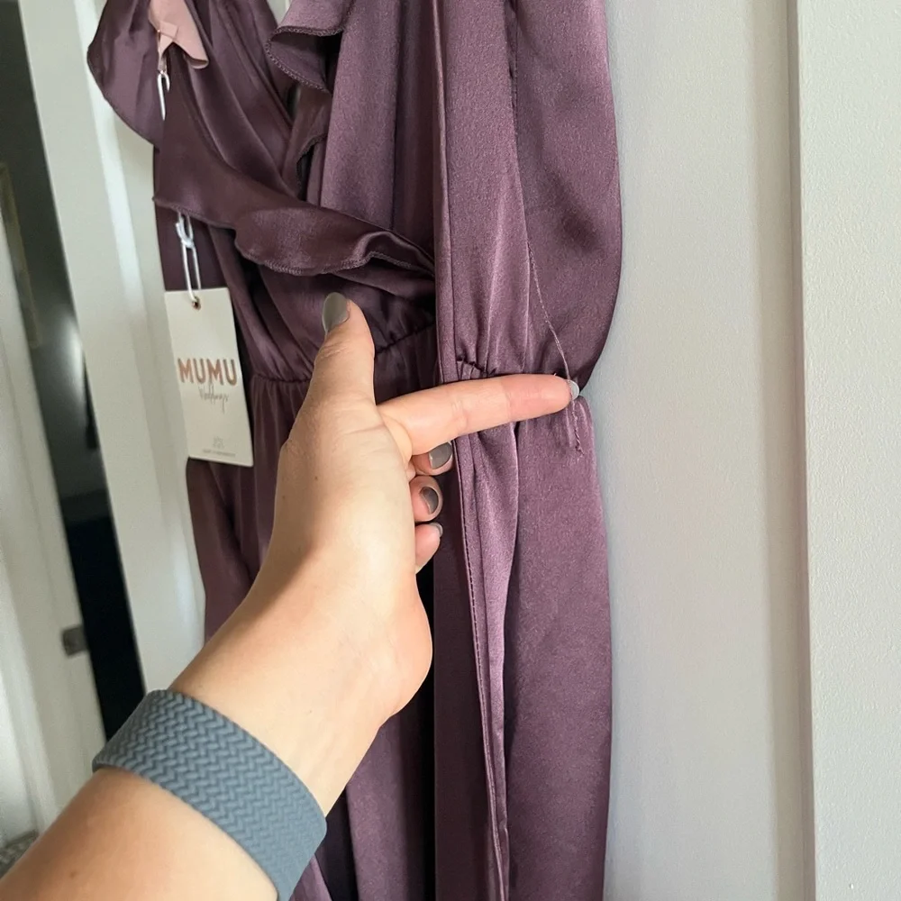 Show Me Your MuMu Lavender Midi Dress - Picture 6 of 7